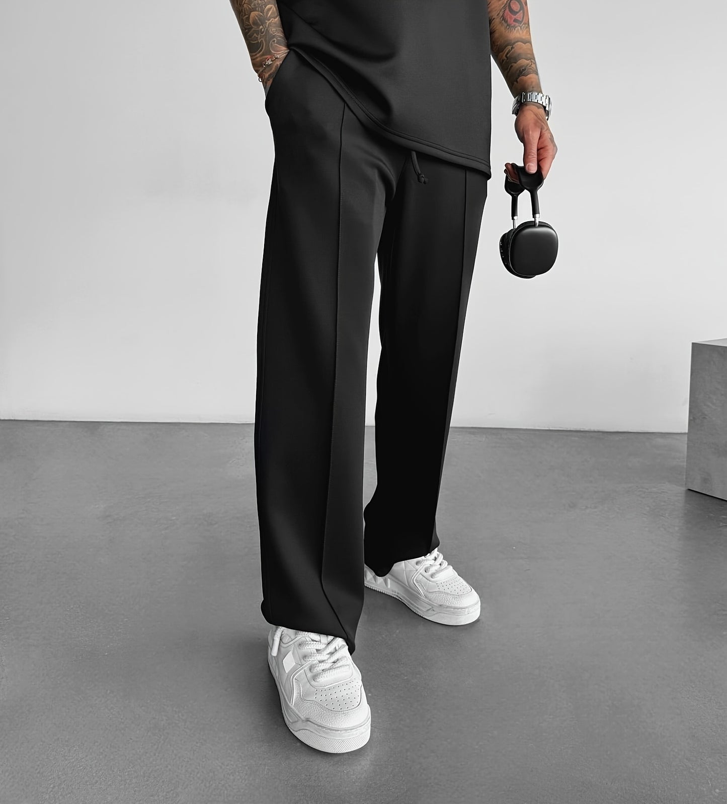 Slim-Fit Stretch Joggers Set