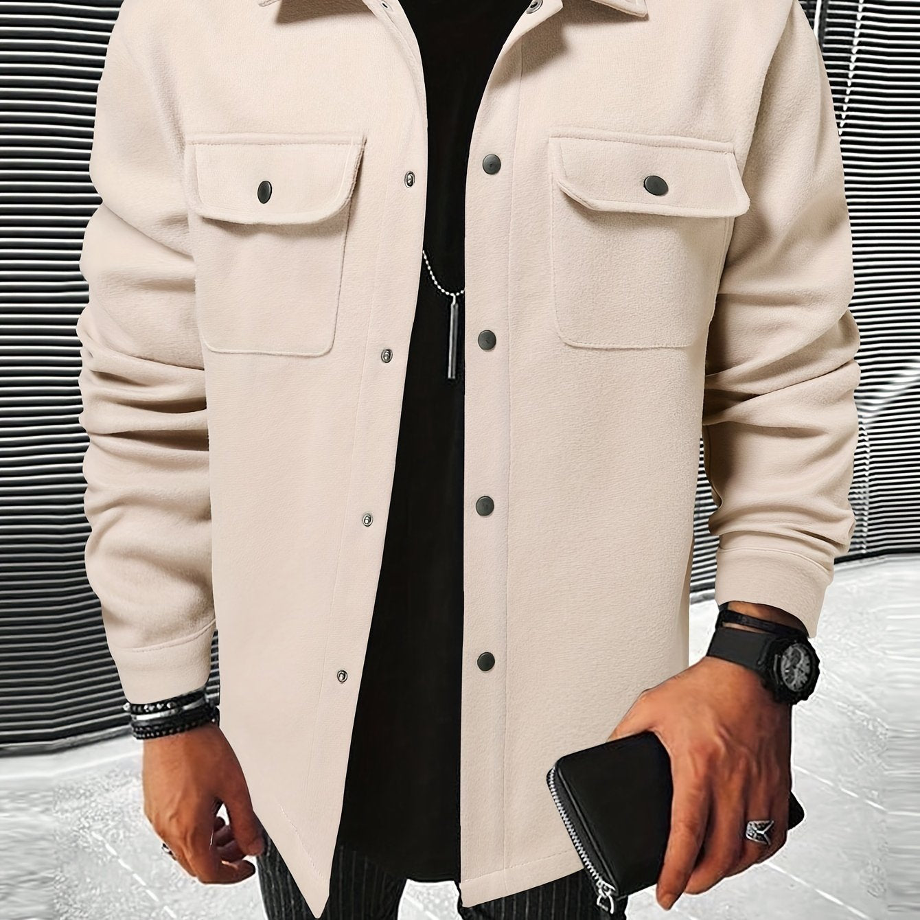 Button-Down Shirt Jacket