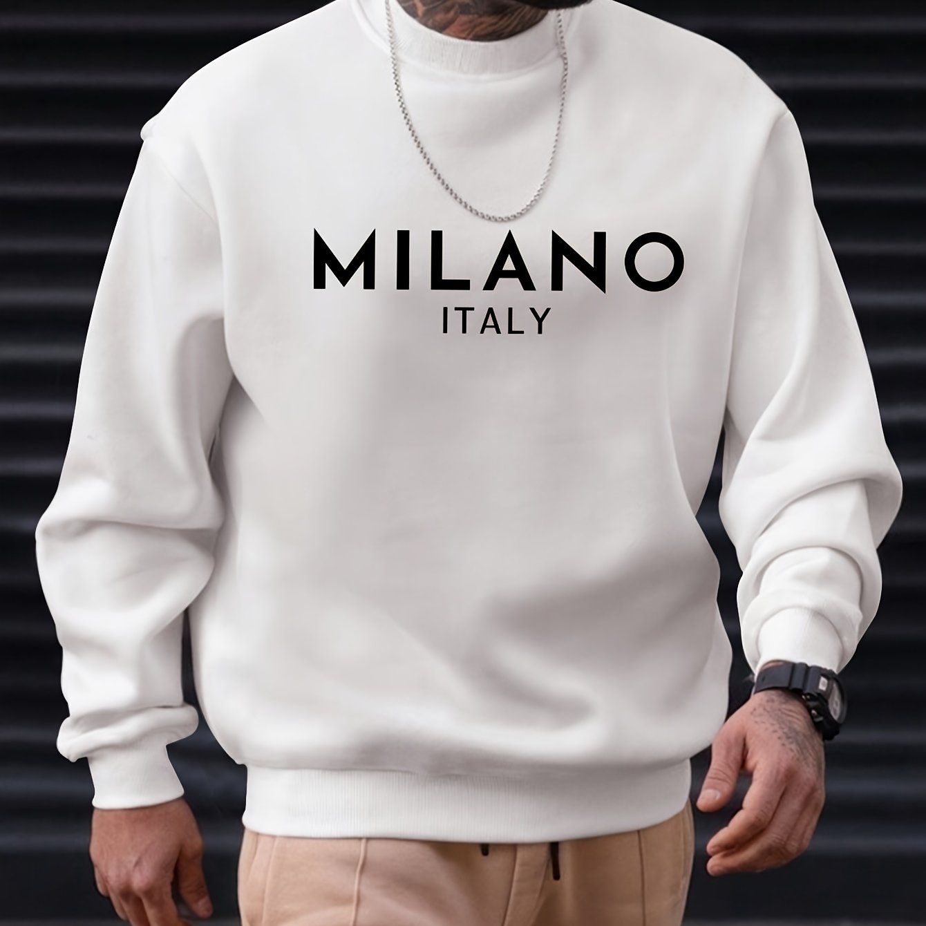 MILANO ITALY Print Sweatshirt