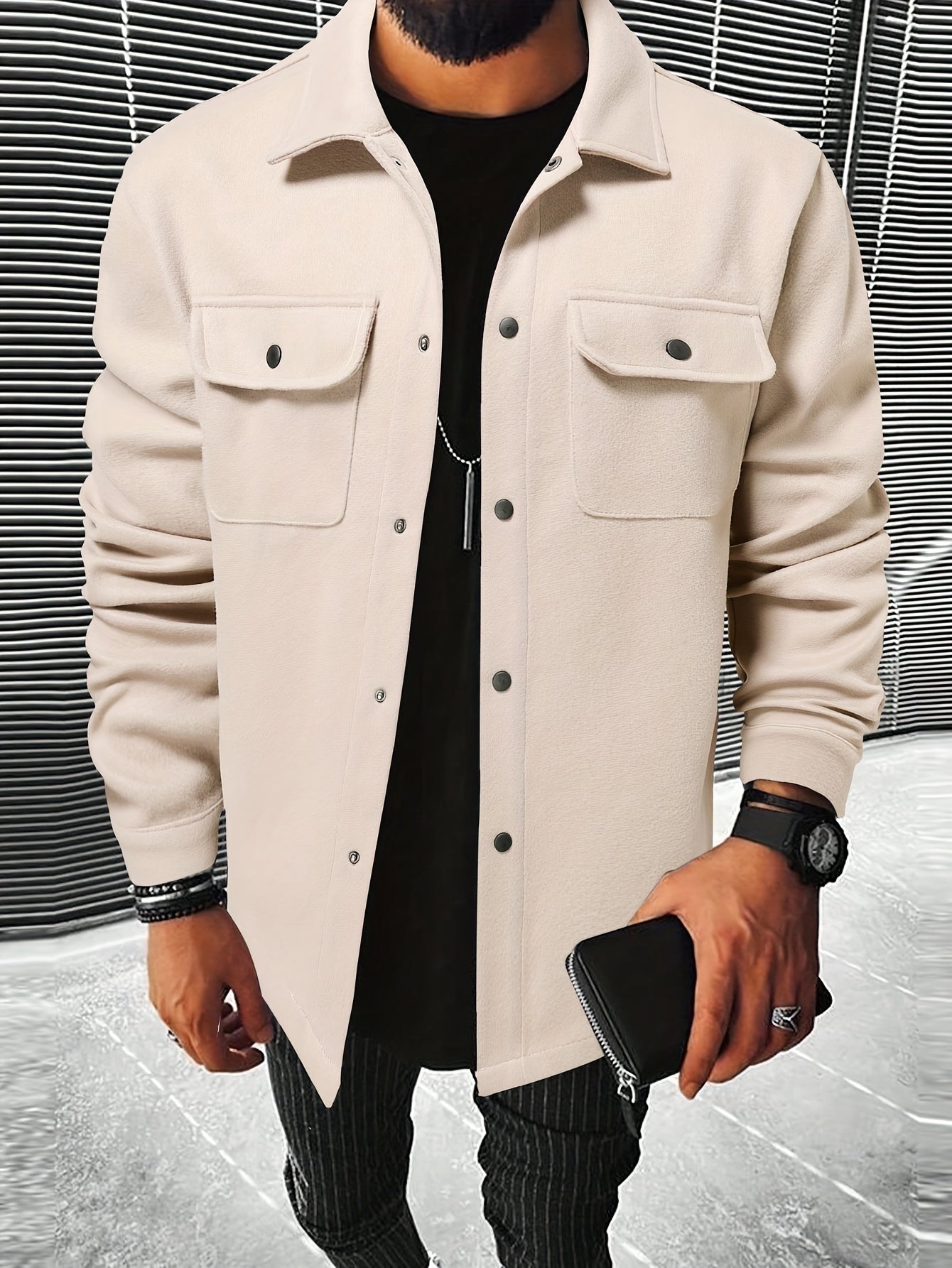 Button-Down Shirt Jacket