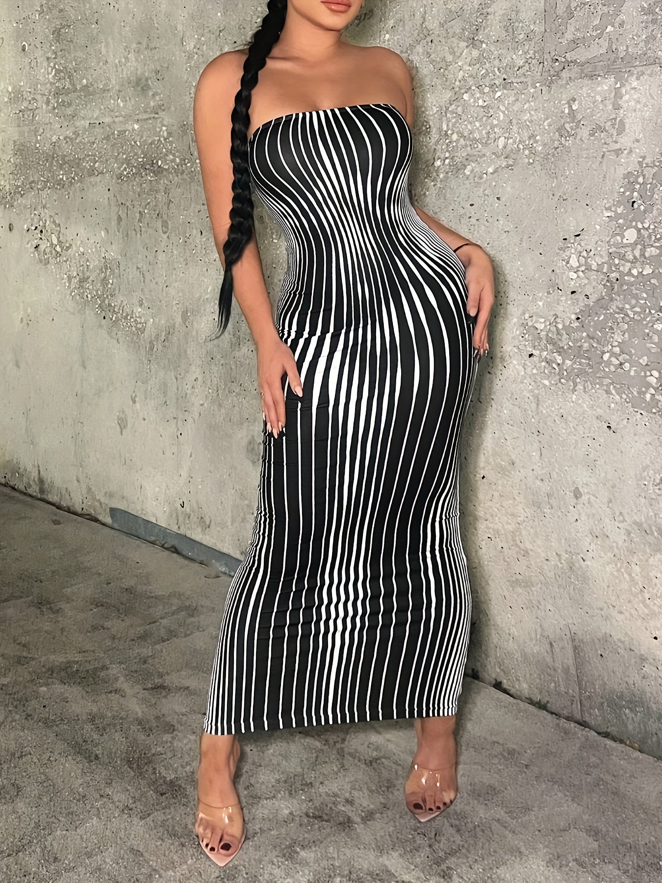 Striped Tube Dress