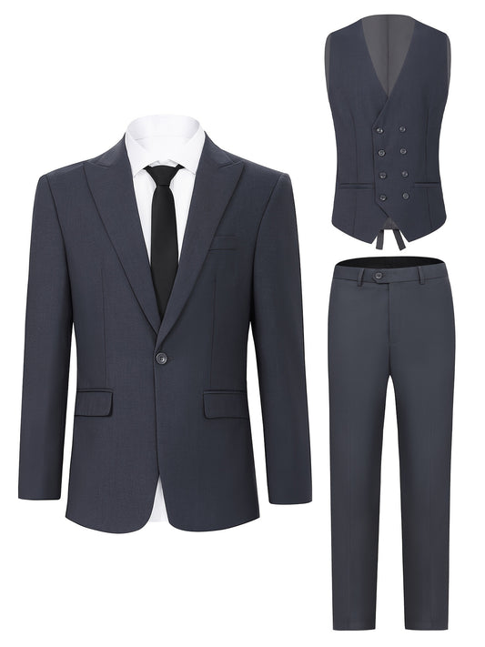 3pcs Men Suit