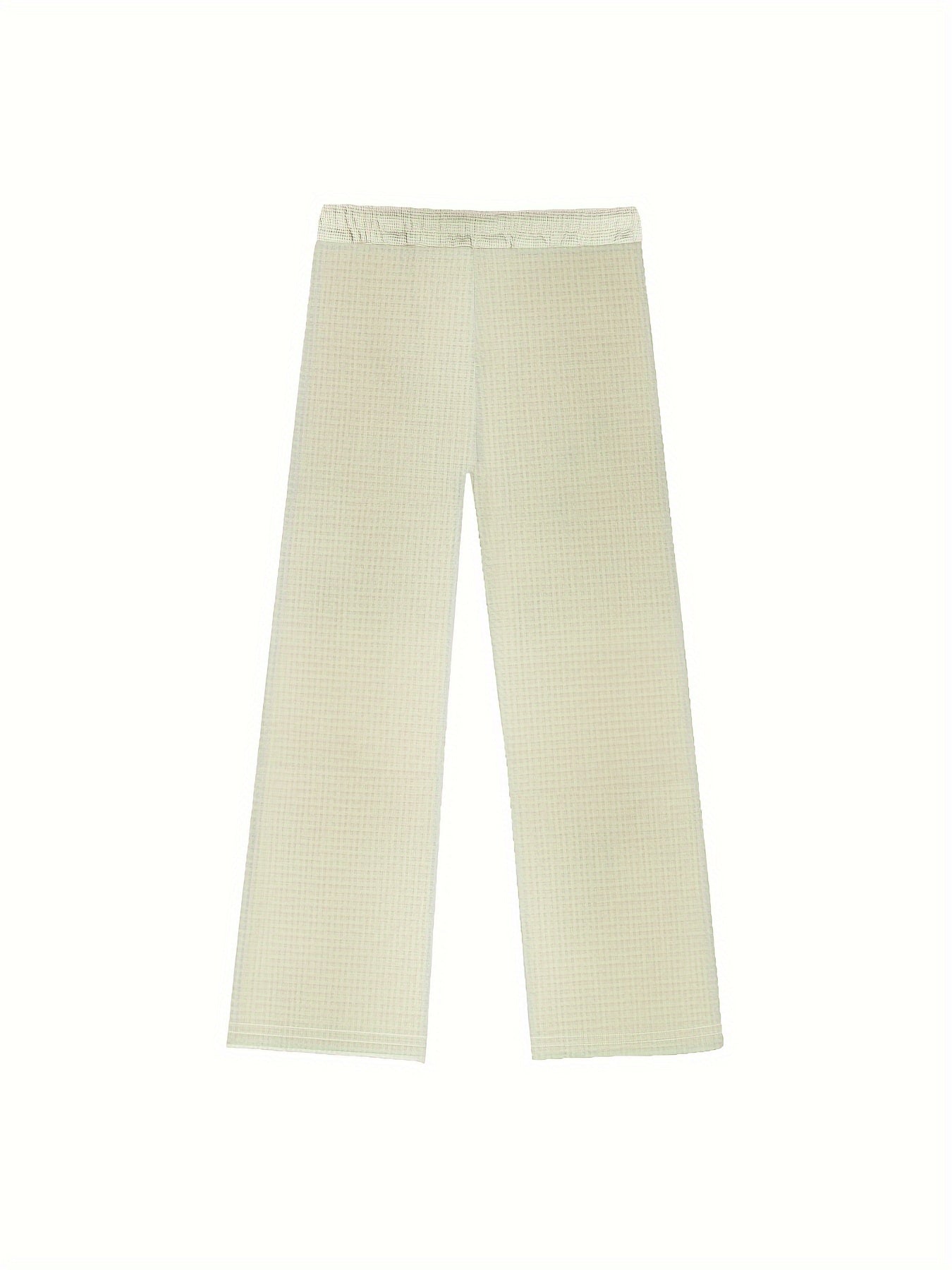 Textured Casual Pants