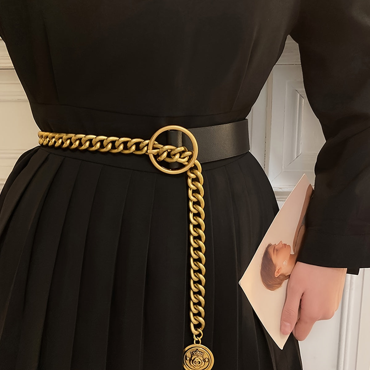 Stylish Black Belt For Women