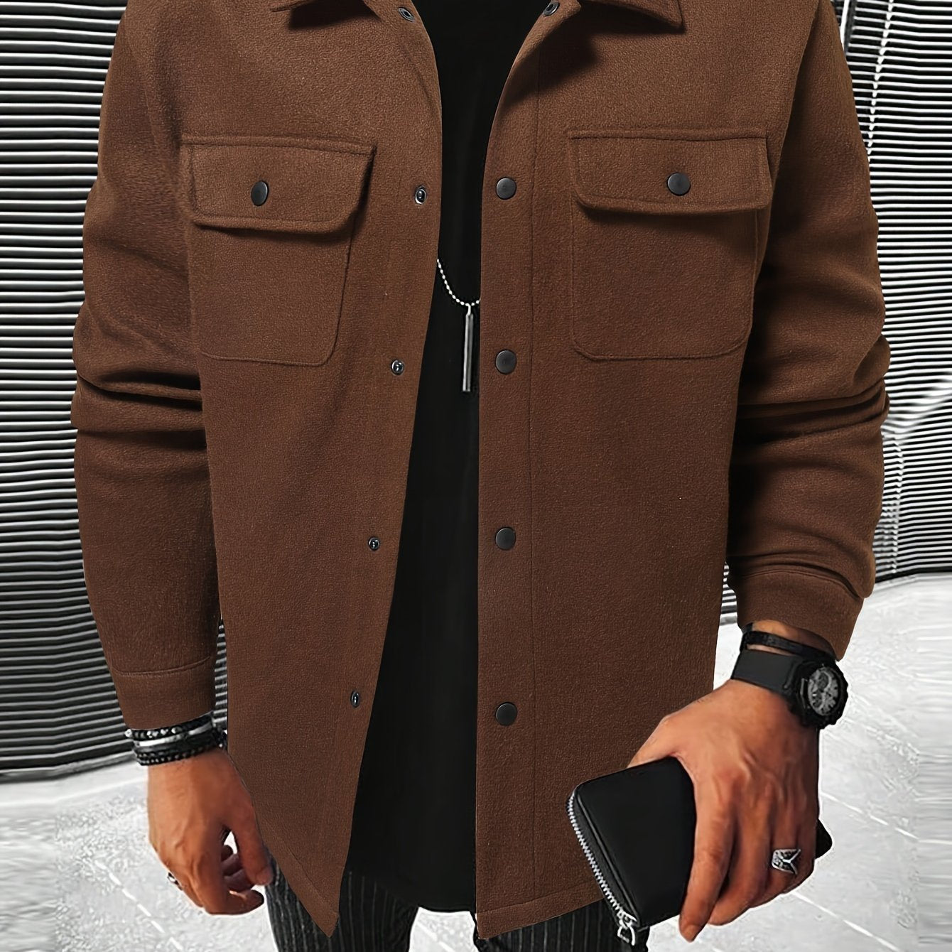 Button-Down Shirt Jacket