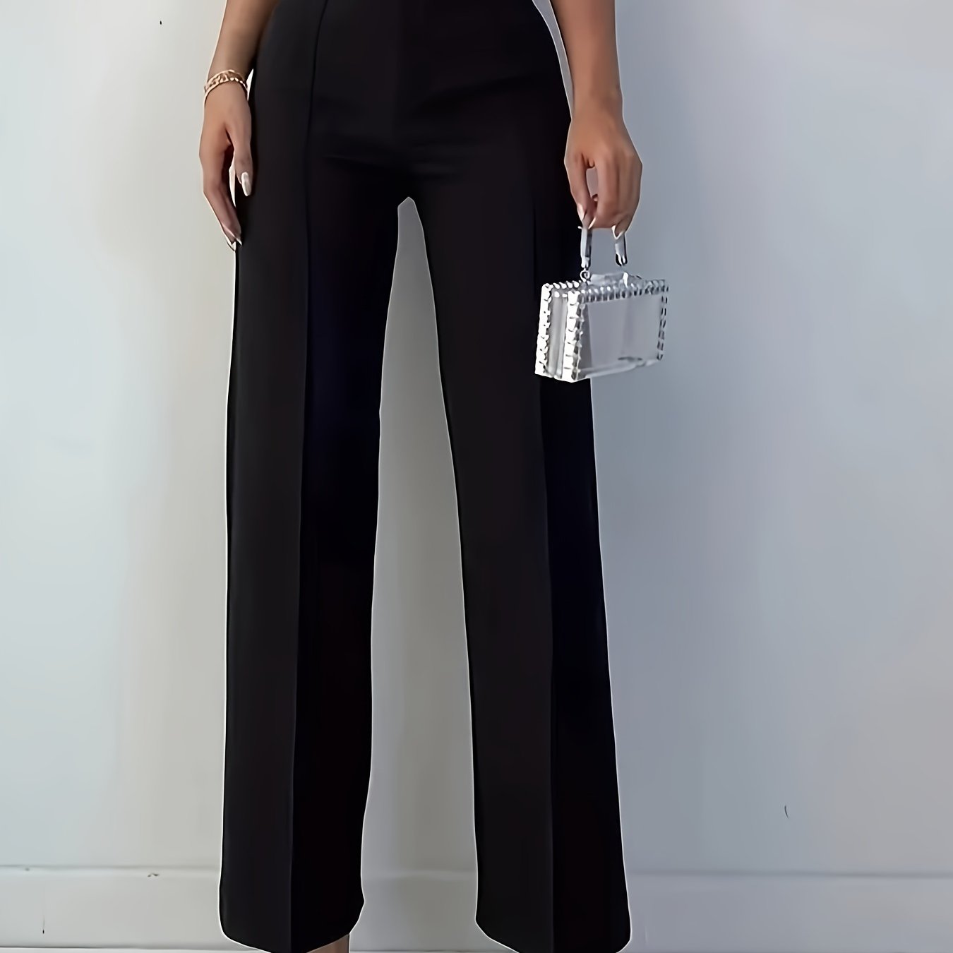 Elegant Straight-Leg Pants